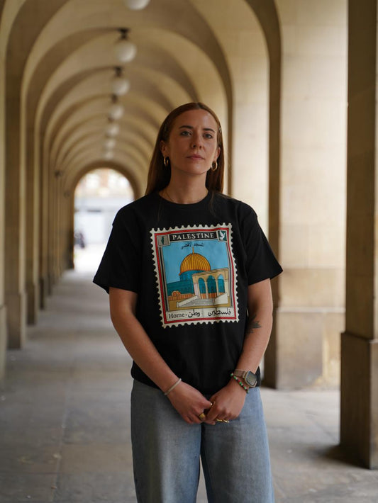 Masjid Al-Aqsa Postage Stamp T-shirt