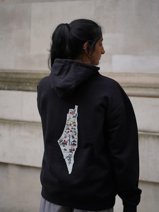 The Story Of Palestine /Map Hoodie