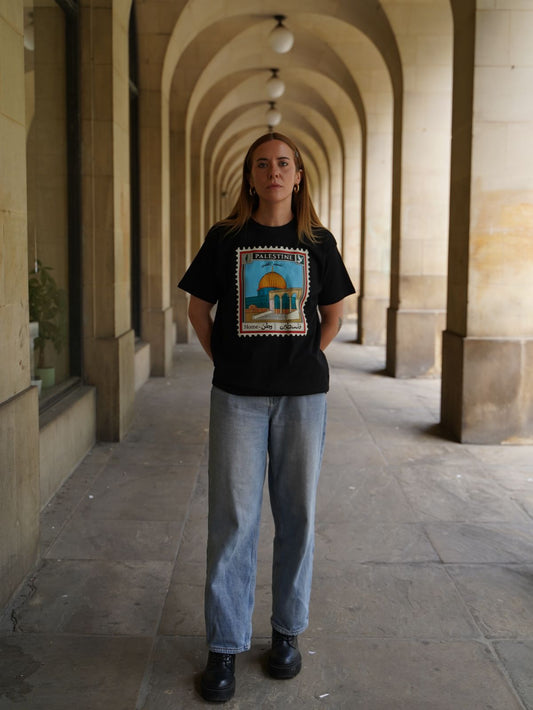 Masjid Al-Aqsa Postage Stamp T-shirt